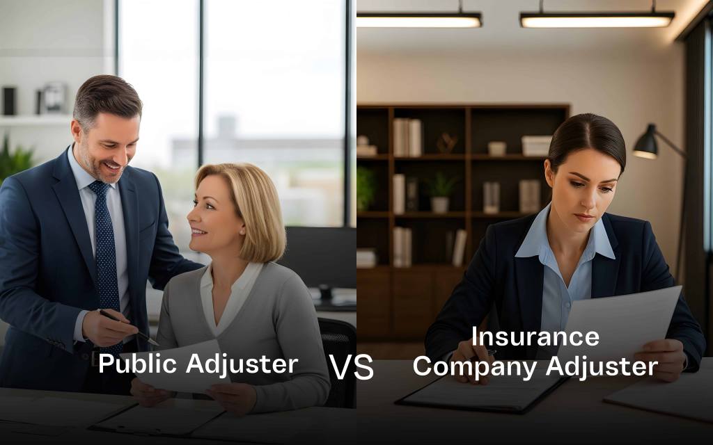 Public Adjuster VS Insurance Company Adjuster